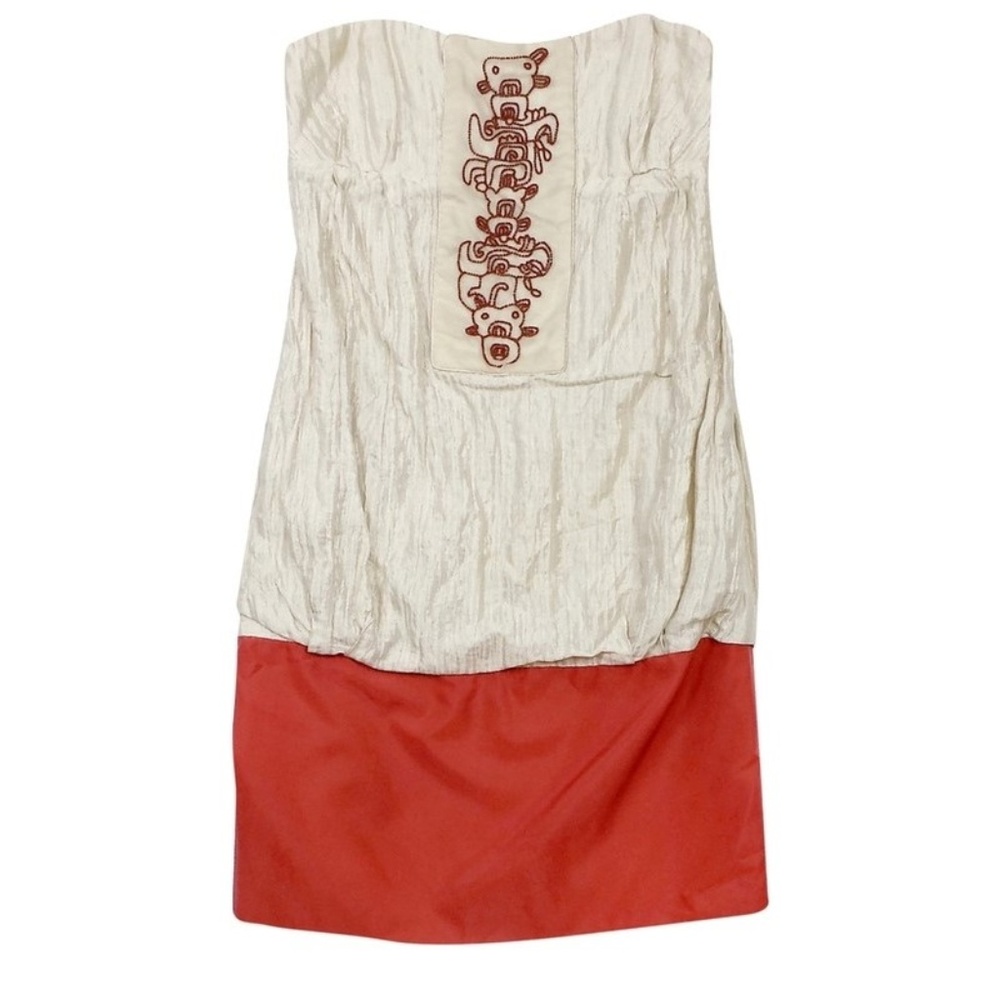 Nicole Miller Strapless Beaded Dress